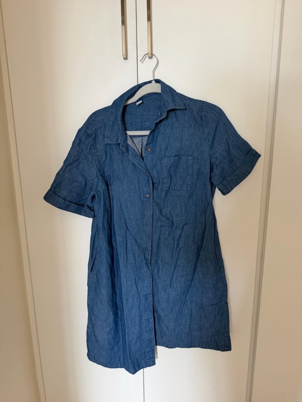 Old Navy Denim Shirt Dress - Medium Blue